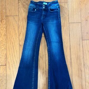 BKE Kids Size 12 Dark Blue Flared Jeans